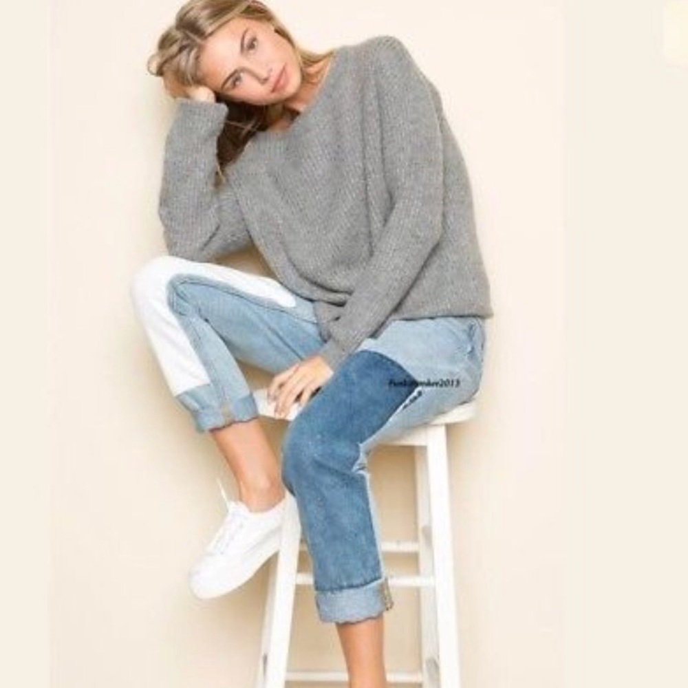 NWOT Brandy Melville Grey Knit Sweater